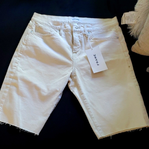Frame L'homme, Neiman Marcus, men distressed Au Natural off white sz 29 - Picture 2 of 8